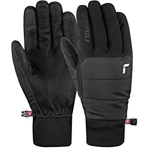 Reusch Kavik Unisex Finger Gloves with Touch-Tec Function, 7702 black/silver, XS/S
