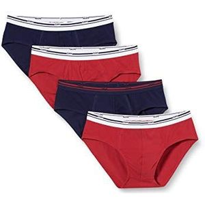 DIM - Classic Colors - Slips - Blauw en Marine en Rood - Katoen - Set van 4