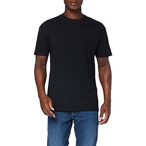 Urban Classics Men Heavy Oversized Tee T-shirt voor heren, verkrijgbaar in vele verschillende kleuren, maten S - 5XL, zwart, XS