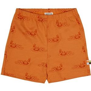 loud + proud Unisex kinderprint, GOTS-gecertificeerde shorts, Carrood, 74/80, karrood, 74/80 cm