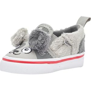 Vans Asher V Sneakers voor kinderen, uniseks, Dogspot Grey Dark, 24 EU