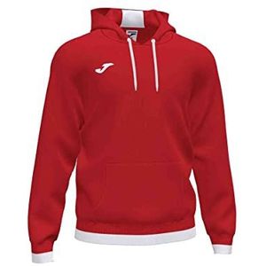 Joma 2XL Hoodie Comfort II, uniseks volwassenen, rood-wit