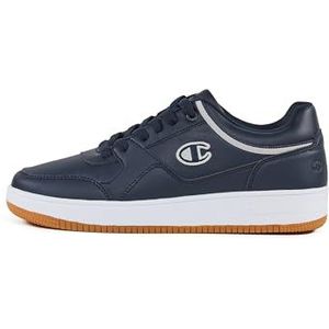 Champion RD18 Low, herensneakers, marineblauw/wit/bruin (BS501), 45,5 EU, marineblauw wit bruin BS501, 45.5 EU