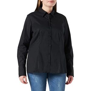 Seidensticker Damesblouse, zwart (39), 46