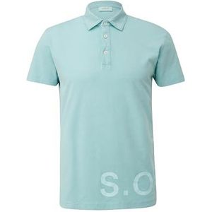 s.Oliver Poloshirt voor heren met labelprint, 6040, 3XL