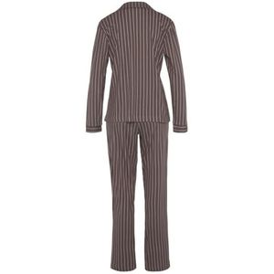 s.Oliver Pyjama voor dames, donkergrijs gestreept, Donkergrijs-gestreept, 32-34