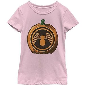 Marvel Venom Pumpkin T-shirt voor meisjes, lichtroze, XL