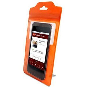 KSIX BXFUSP04NJ standing Splashproof Case 12,2 cm (4,8 inch) met magneet voor Smartphone oranje