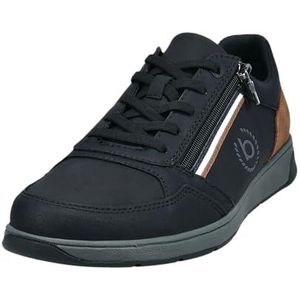 bugatti Klassieke sneakers met rits aan de zijkant voor heren, zwart, 40 EU, zwart, 40 EU