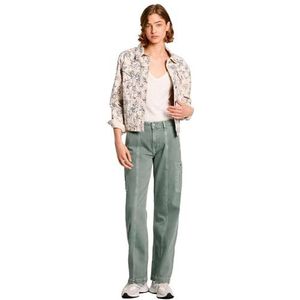 Pepe Jeans Dames Regular Jacket Paisley Pl402409, Wit (Denim), M, Wit (Denim), M