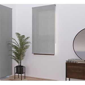 Rolgordijn, verduisterend, 120 x 190 cm, grijs