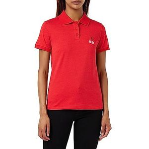 United Colors of Benetton Poloshirt M/M 35U7D3009, rood 2H7, XS dames, rood 2h7, XS