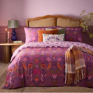 furn. Broderie Bloemen Omkeerbaar Dekbedovertrek Set