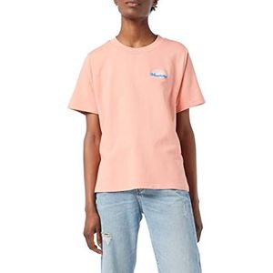 MUSTANG Dames Becca C Print Sweatshirt, Lobster Bisque 8131, L