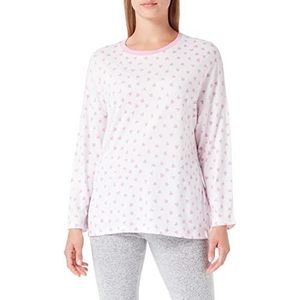 United Colors of Benetton Jersey G/C M/L 31AA3M834 trui, roze harten fuchsia 60M, L dames, roze hart fuchsia 60m, L