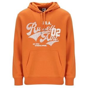 Russell Athletic A30202-HP1-365 Vein-Pull Over Hoody Heren Hoodie Harvest Pumpkin Maat S