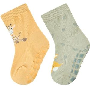 Sterntaler ABS-sokken, dubbelpak Safari, oker, 21-22