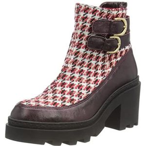 Irregular Choice Kensington Fashion Boot voor dames, Bordo, 42 EU