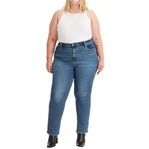 Levi's dames Plus Size 724™ High Rise Straight, Blue Wave Mid Plus, 20 S