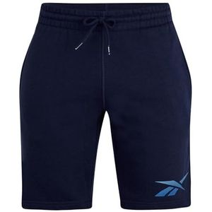 Reebok Heren Identity Fleece Shorts, Vector Navy/Steely Blue, M, Vector Navy/Steely Blauw, M