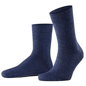 FALKE Heren Stopper sokken Homepads M HP Wol Katoen Noppen op de zool 1 Paar, Blauw (Dark Blue 6690), 39-42