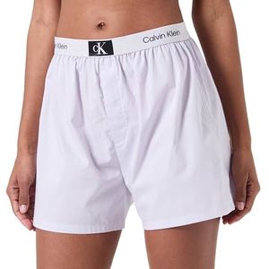 Calvin Klein Boxershort voor dames (traditionele geweven), Lavendel Blauw, S