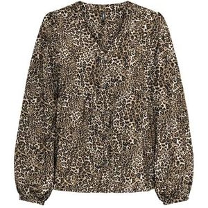 Onlnova Life Vis L/S Ebba Top, sierra, M