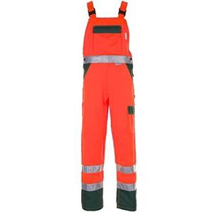 Planam tuinbroek ""Waarschuwing"", maat 48 in oranje/groen, 1 stuks, 2028048