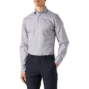 Seidensticker Zakelijk overhemd voor heren, marineblauw, 41
