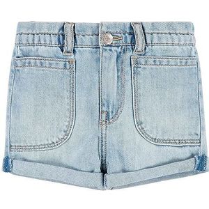 LEVI'S KIDS Paper Bag Pocket Denim Shorts - Blauw - Denim