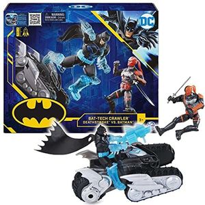 DC Comics Batman Bat-Tech Crawler Voertuig, Amazon Exclusive Batman en Deathstroke 4"" Actiefiguren en accessoires (alleen beschikbaar op Amazon)