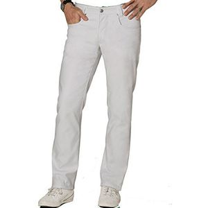 BP Med Trousers 1733-687-21 herenjeans - slank silhouet - 55% katoen, 42% polyester, 3% elastolefine - slanke pasvorm - maat: 31/34 - kleur: wit