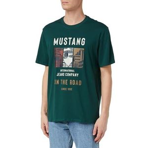 MUSTANG Heren stijl Alex C foto T-shirt, Juni Bug 6485, S