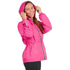 Perletti - Waterdichte Jas - Fuchsia - Dames - Reflecterend