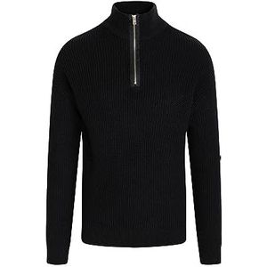 Redefined Rebel Rraxton gebreide trui sweater, zwart, XXL
