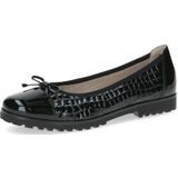 Caprice - 9-22150-45 - Ballerina's - Zwart Croco