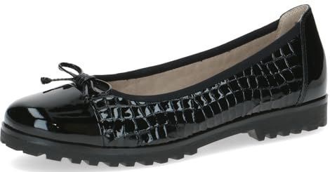 Caprice - 9-22150-45 - Ballerina's - Zwart Croco