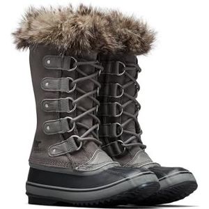 Sorel Dames Jeanne d'Arctic waterdichte winterlaarzen, Grijze steengroeve X Zwart, 41.5 EU