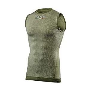 SIX2 Vest Carbon Underwear Army-XS/S Unisex Volwassen