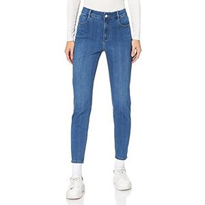 Morgan 7/8e slim jeans met hoge taille, Jean Stone, 34