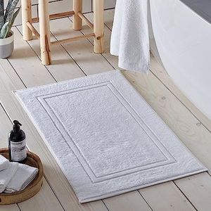 Drift Home - Abode Eco - 80% BCI katoen, 20% gerecycled polyester badmat - 50 x 80cm in wit