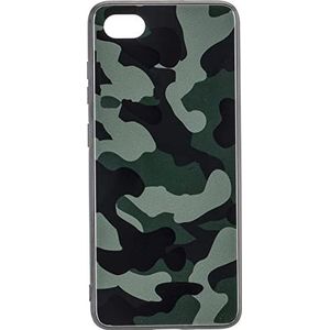 Commander Glas Back Cover Camouflage voor iPhone 6/7/8 Green