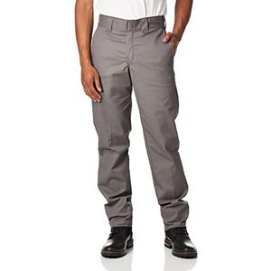 Dickies Slim Taper Flex Twill werkbroek voor heren, grijs (Gravel Grey), 34W / 34L
