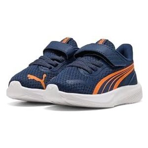 PUMA Unisex Baby Pounce Ac+ Inf Sneaker, Perzisch Blauw Oranje Glo PUMA Wit, 21 EU