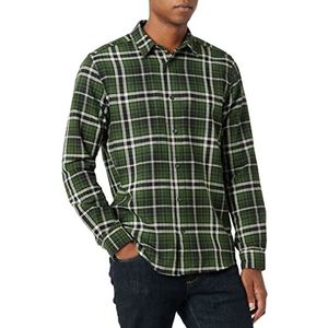 ONLY&SONS Heren ONSKIT REG STRUC Check LS Shirt Overhemd, Douglas Fir, XL, Douglas Fir, XL
