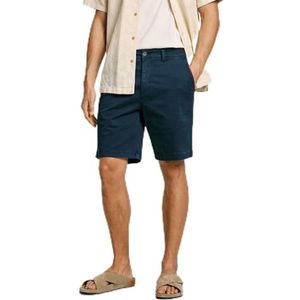 Pepe Jeans - PM801181 - Chino Shorts - Marineblauw - Stretch Keperstof