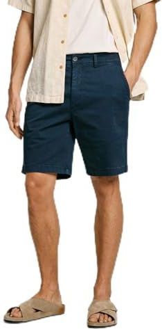 Pepe Jeans - PM801181 - Chino Shorts - Marineblauw - Stretch Keperstof