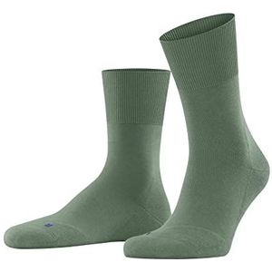 FALKE Unisex Run katoenen dik patroon met gemiddelde voering warm lang voor elke dag pluche zool 1 paar sokken, groen (Sage 7538), 37-38