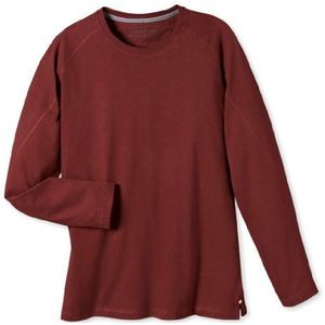 Schiesser heren shirt lange mouw shirt, bruin (308-roest), 54