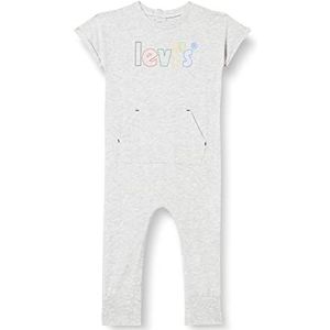 Levi's Kids Baby Jongens LVN Poster met korte mouwen Lg Cvr Overall, Licht Grijsheide, 12 Maanden